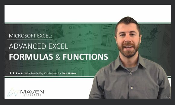 Advanced Excel Formulas & Functions